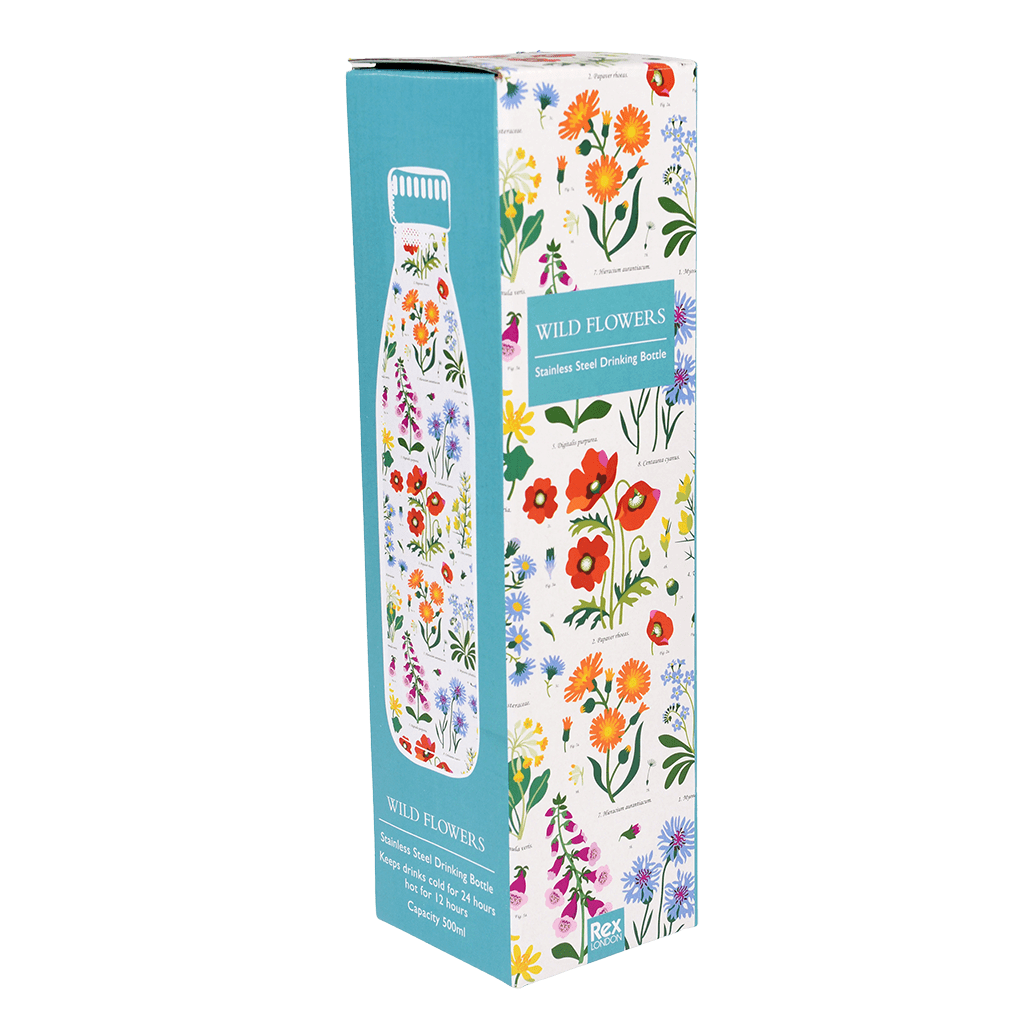 Wild Flowers Stainless Steel Bottle 500ml