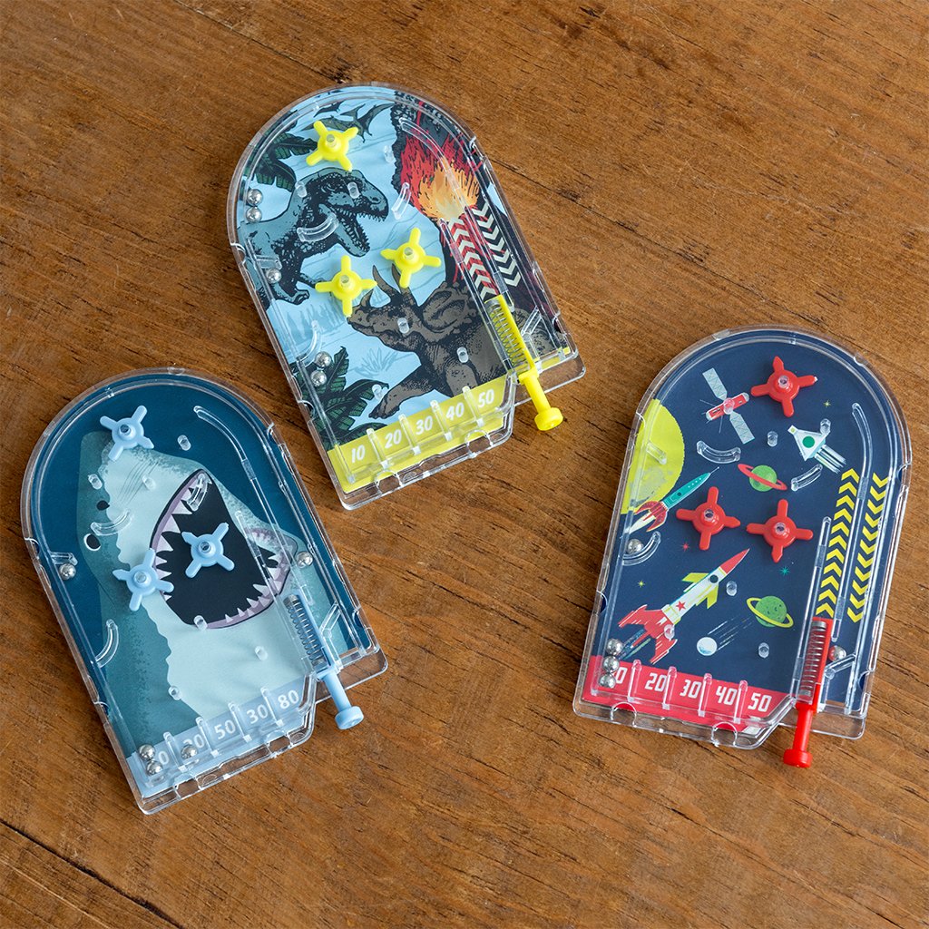  FQLY Mini Pinball Machine Children's The Space Age