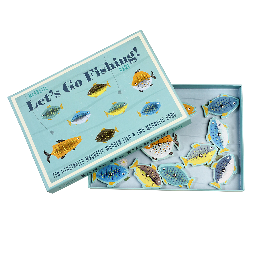 Let's Go Fishing Game!Magnetic Fishing Playset.魚釣りゲーム
