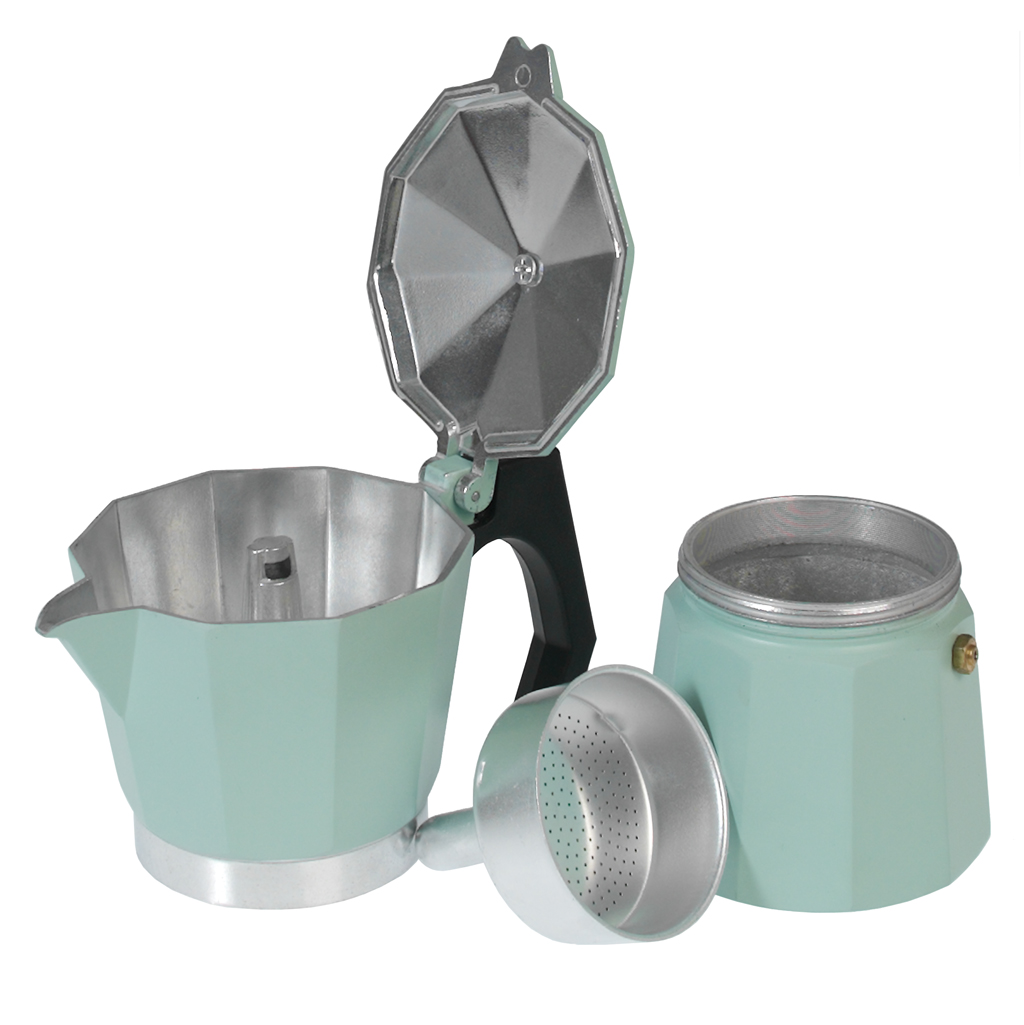 Stovetop Moka Pot, Mint Green – Tea + Linen