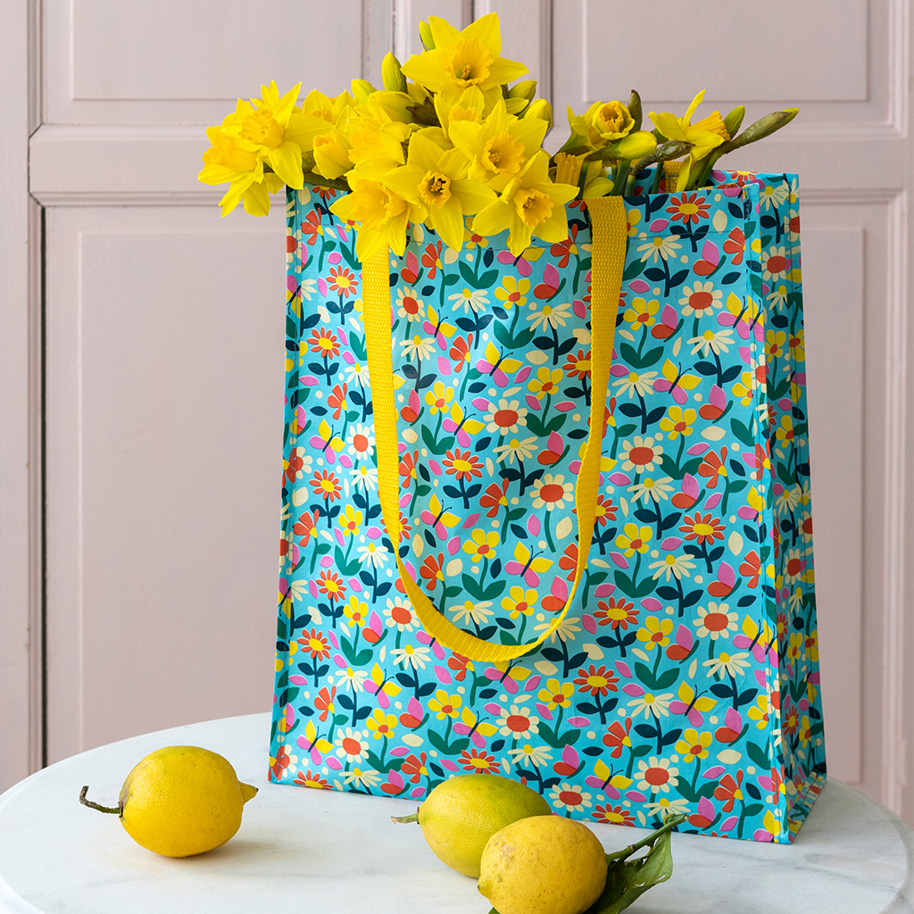 ﻿Recycled shopping bag - Butterfly Garden | ﻿Rex London