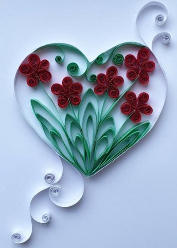 Final quilled greetings card Final quilled greetings card