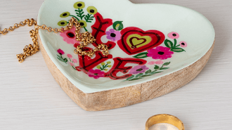 Love heart trinket dish