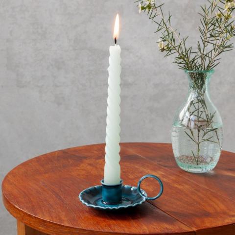 candle and candleholder