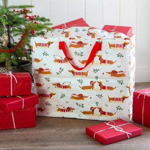 storage bag with presents