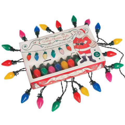 Vintage Christmas Led Battery Lights