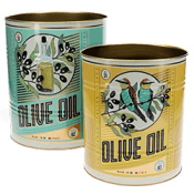 Olive-oil storage tins
