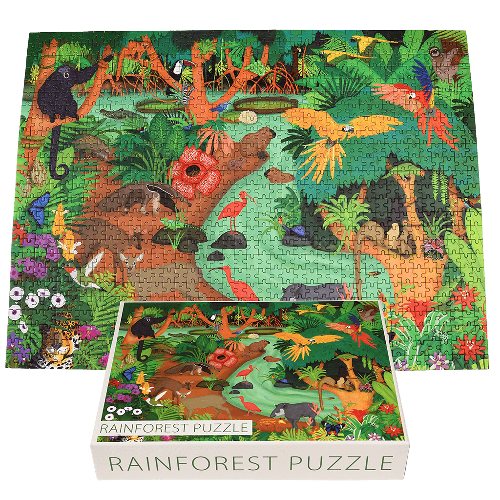 ﻿rainforest 1000 Piece Puzzle ﻿rex London 9432