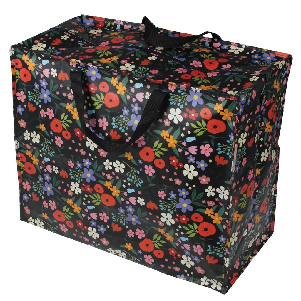 ﻿Midnight Garden Design Jumbo Storage Bag | ﻿Rex London