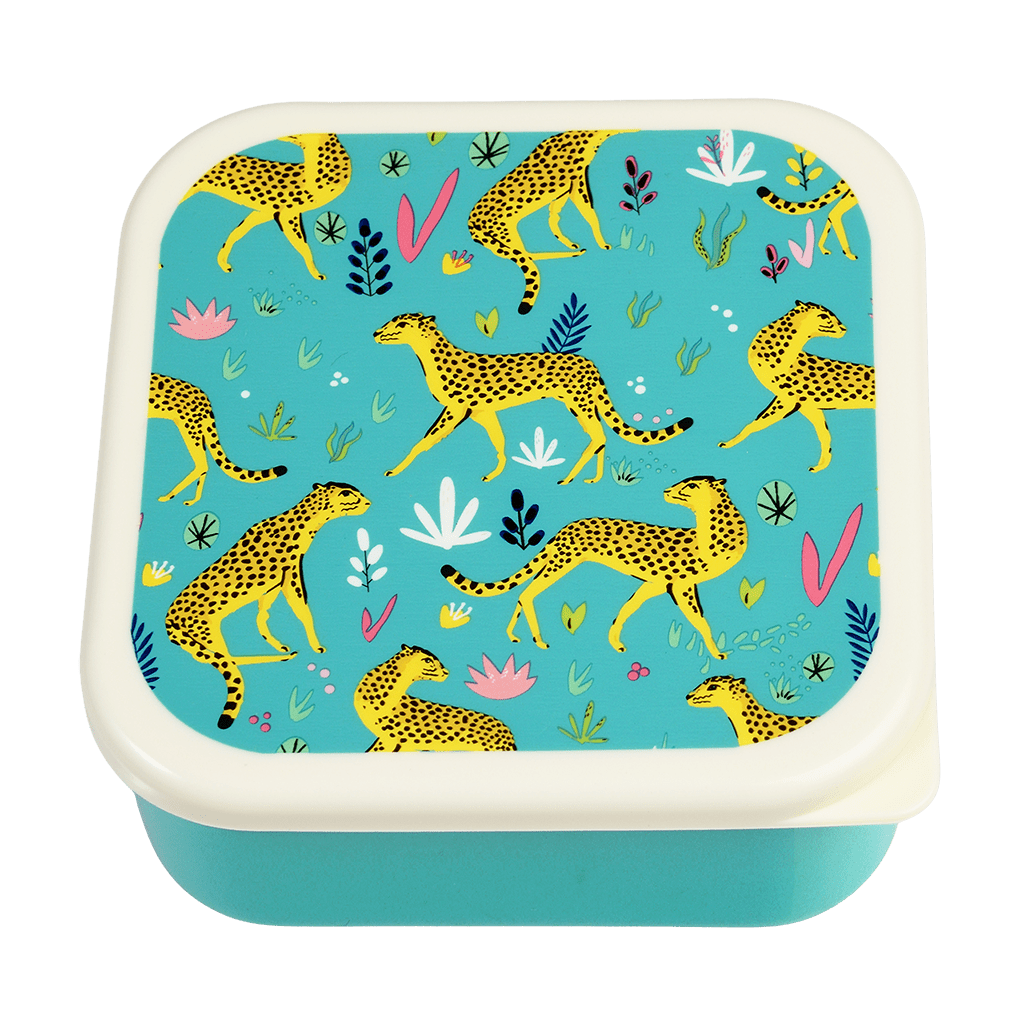 ﻿Cheetah Snack Boxes (set Of 3) | ﻿Rex London