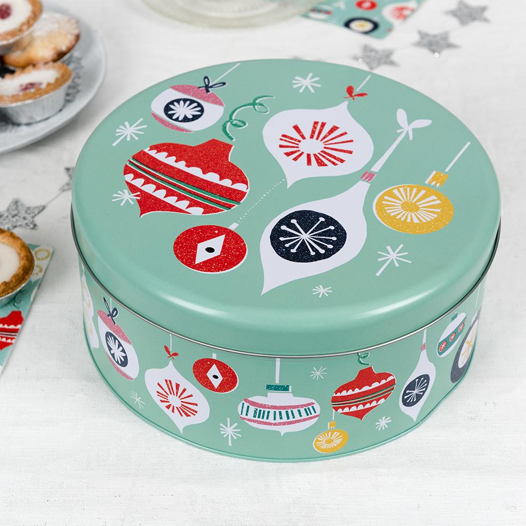 ﻿Jolie Noel Christmas Cake Tin | ﻿Rex London