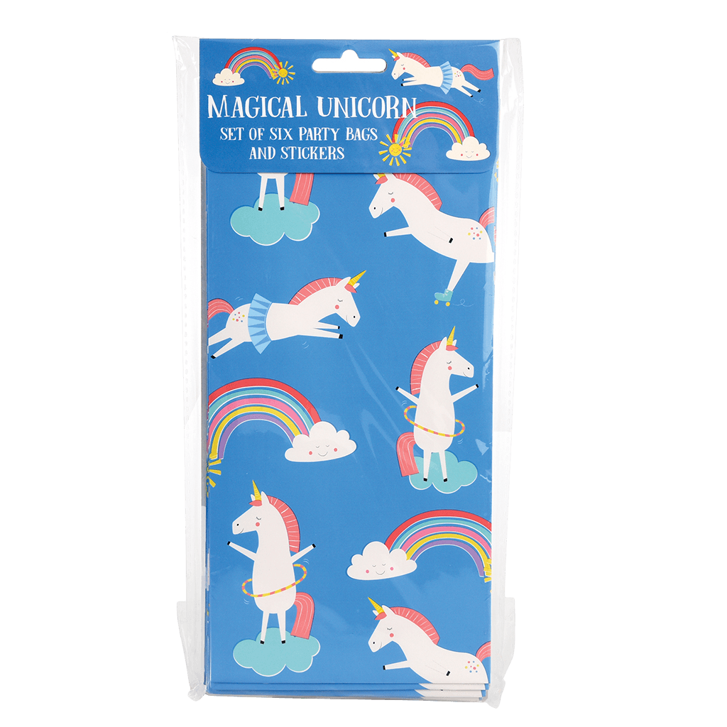 ﻿magical Unicorn Party Bags Set Of 6 ﻿rex London