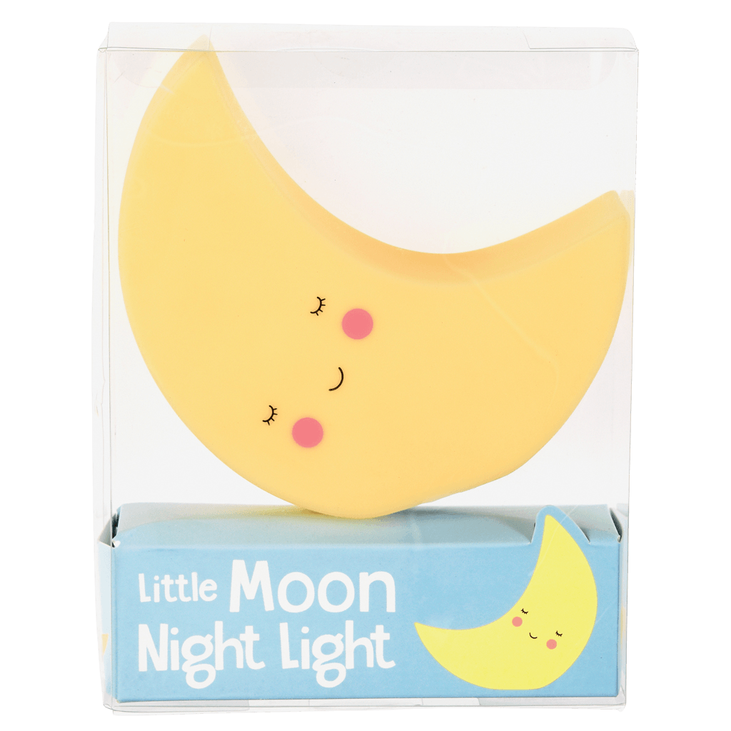 crescent moon wall night light