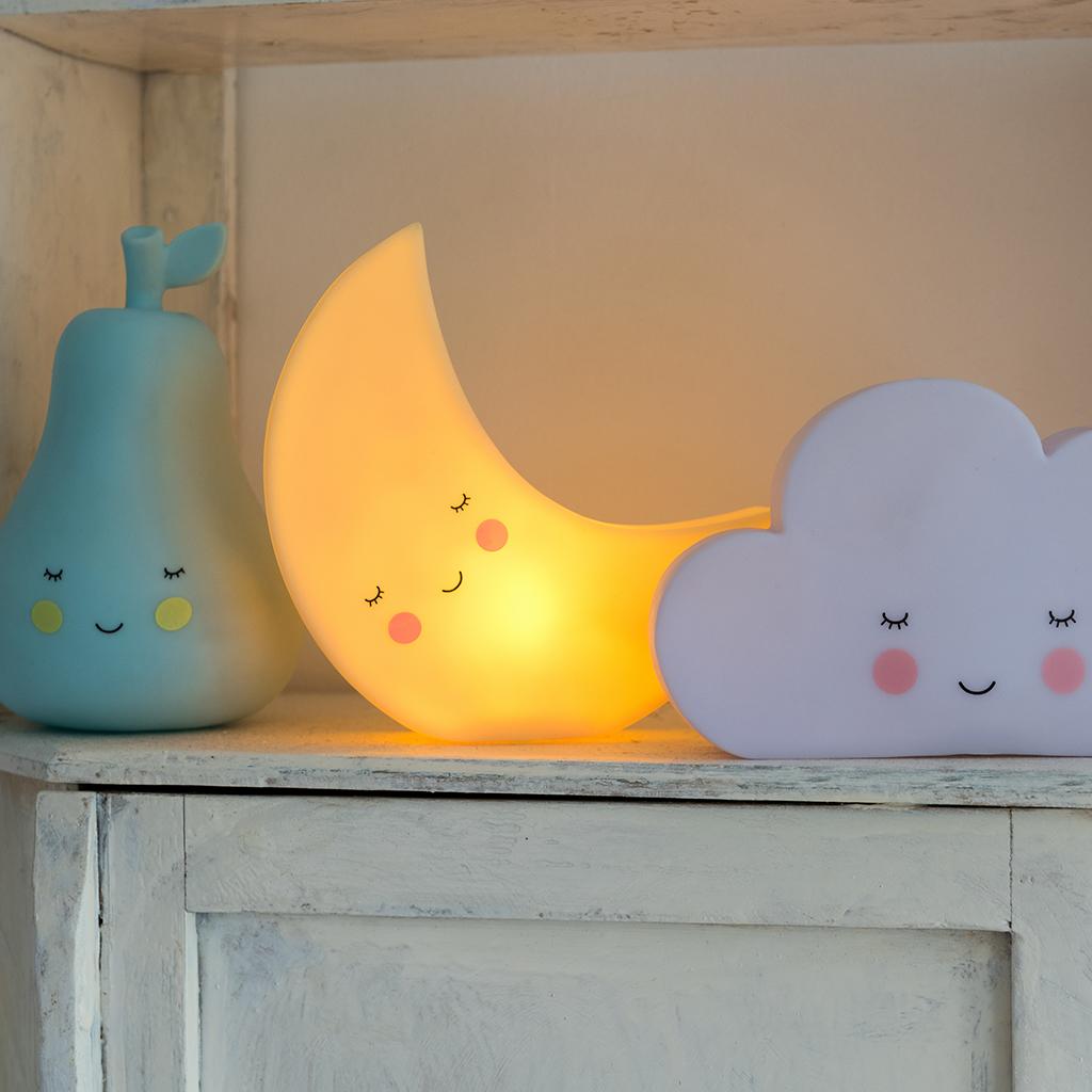 childrens moon wall light