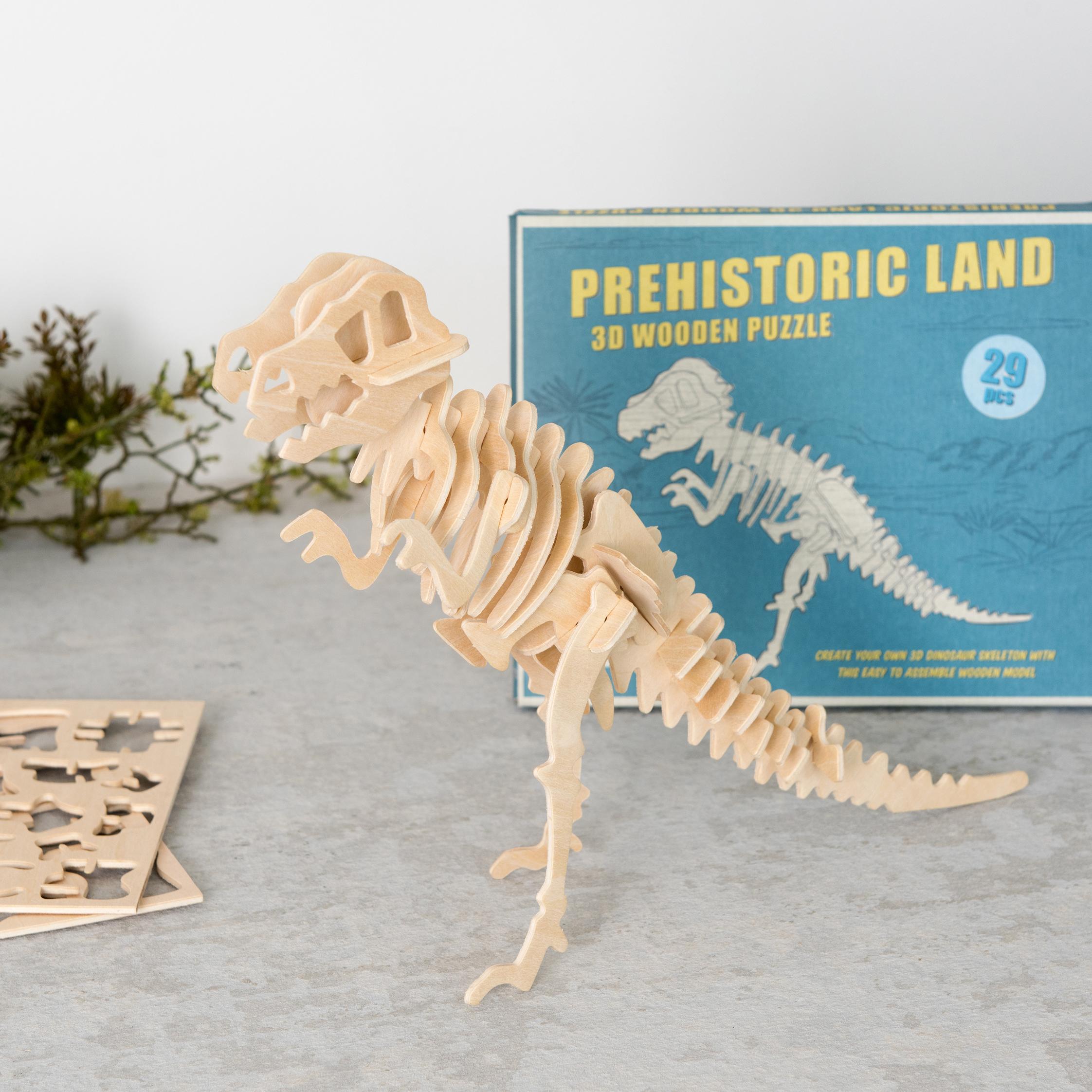 ﻿Tyrannosaurus 3d Wooden Puzzle | ﻿Rex London