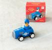 Push Down Action Racing Car Blue