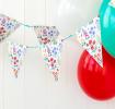 Wild Flowers Paper Bunting