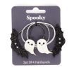 Glitter hair bands (set of 4) - Spooky