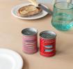 Tin salt and pepper shakers - Fish MACKEREL & ANCHOVIES
