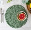 Crochet placemat - Green