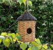 Rattan birdhouse - Black