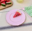 Melamine plate (20cm) - Pink