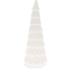 Matt ceramic LED light decoration - Large Christmas tree