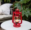 LED hurricane lantern - Red