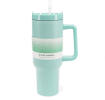 Travel tumbler with handle (1.2Ltr) - Eggshell blue