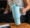 Travel tumbler with handle (1.2Ltr) - Eggshell blue