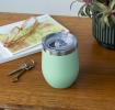 Rubber coated travel cup 350ml - Mint green