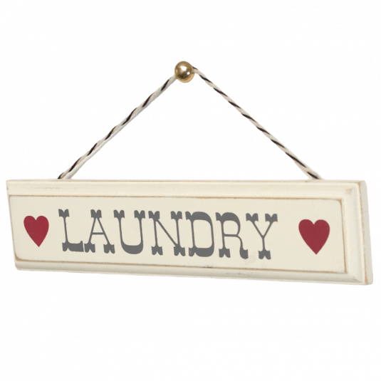﻿Rustic Wooden Laundry Sign | ﻿Rex London