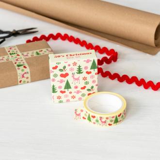 50s Christmas design washi tape