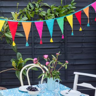 Colourful Tasselled Cotton Bunting