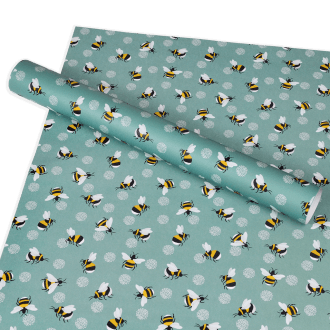 Wrapping Paper (5 Sheets) - Bumblebee