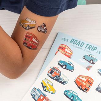 Road Trip Temporary Tattoos (2 Sheets)