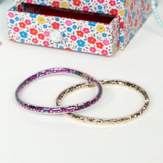 Glitter Bracelets - Fairies In The Garden (set Of Two)