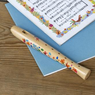 Children's wooden recorder - Fairies in the Garden