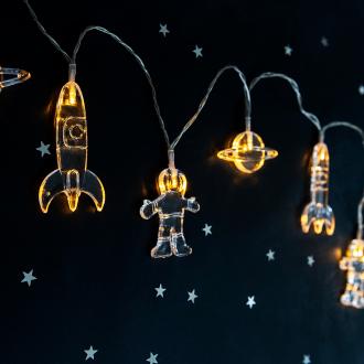 String Of Led Space Rocket Lights