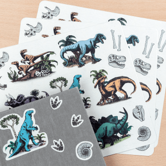 Prehistoric Land Stickers (3 Sheets)