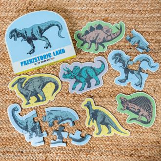 Prehistoric Land Set Of Seven Puzzles