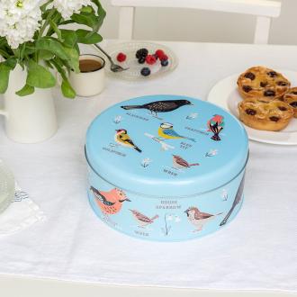 Garden Birds Cake Tin