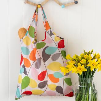 Vintage Ivy Recycled Foldaway Shopper Bag