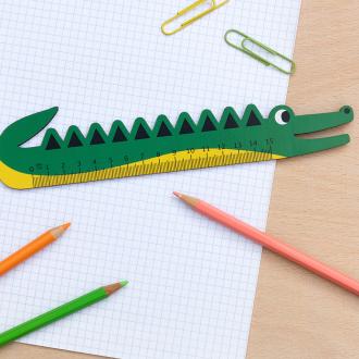 Crocodile Wooden Ruler