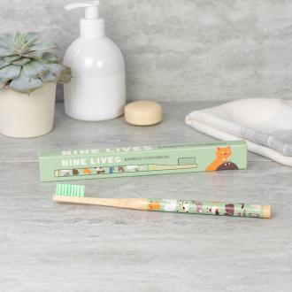 Nine Lives Bamboo Toothbrush