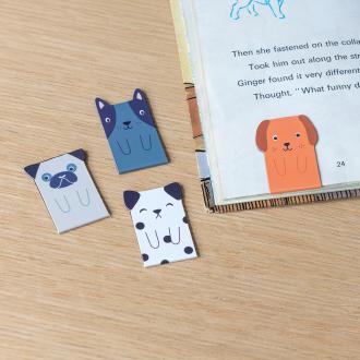 Magnetic Dog Bookmarks (set Of 4)