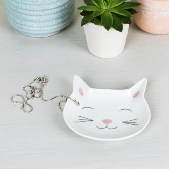 Cat Face Trinket Tray