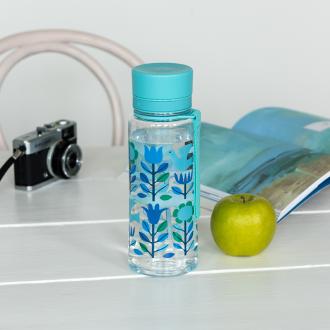 Folk Doves Water Bottle