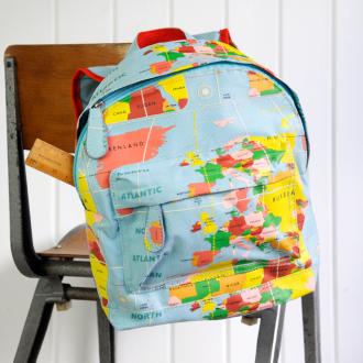 World Map Mini Backpack