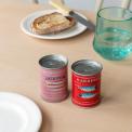 Tin salt and pepper shakers - Fish MACKEREL & ANCHOVIES